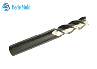 0.001mm Tolerantiecnc Scherpe Hulpmiddelen HRC 55 Hardheid 3 Fluiten voor Aluminium